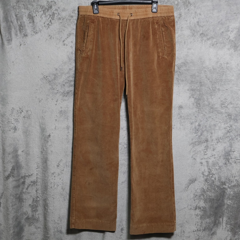 James Perse Corduroy Pants Mens 3 Large Brown Straight Leg Casual Streetwear
